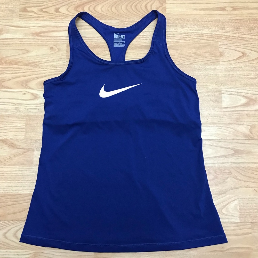 Nike dri fit razor back tank top